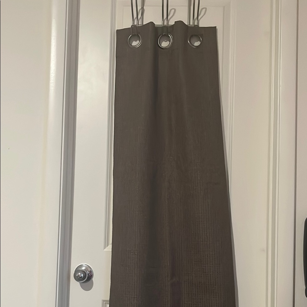 Elegant Brown Curtain Panel